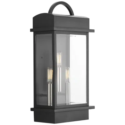 Progress Lighting Santee Collection Three-light Large Wall-lantern