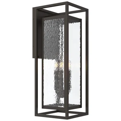 Progress Lighting Shaw 25-inch 3-light Outdoor Wall Light With Water Glass