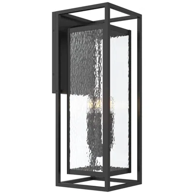 Progress Lighting Shaw 25-inch 3-light Outdoor Wall Light With Water Glass