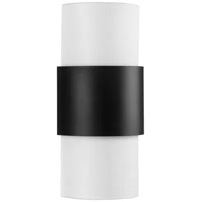 Progress Lighting Silva Collection Two-light White Linen Shade Wall Sconce