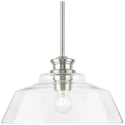 Progress Lighting Singleton Collection One-light 14" Medium Pendant Light
