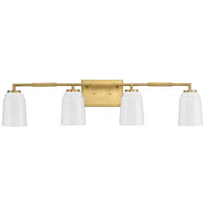 Progress Lighting Spenser Collection Four-light Industrial Vanity Light