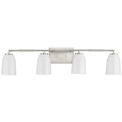 Progress Lighting Spenser Collection Four-light Industrial Vanity Light