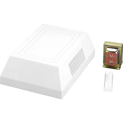 Progress Lighting Textured Doorbell Kit In White