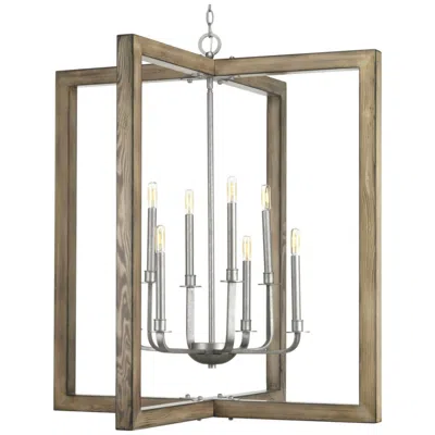 Progress Lighting Turnbury Collection 8-light Galvanized In Brown