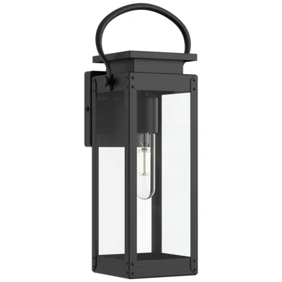 Progress Lighting Union Square Collection One-light Small Wall-lantern In Black