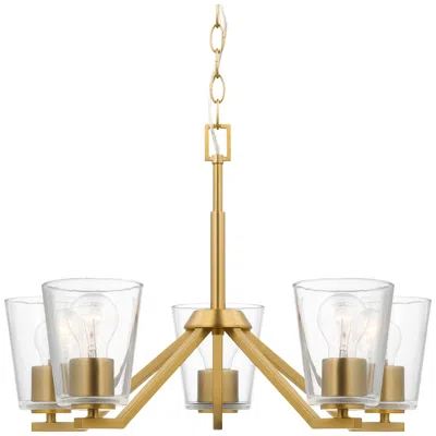 Progress Lighting Vertex Collection Five-light Clear Glass Chandelier