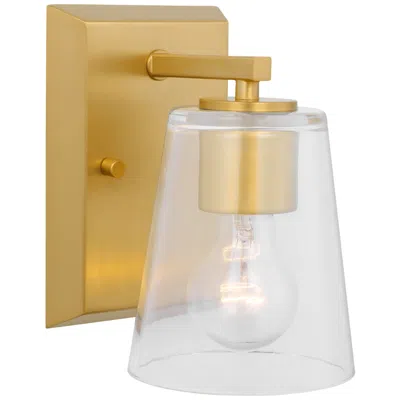 Progress Lighting Vertex Collection One-light Clear Glass Contemporary Bath Light
