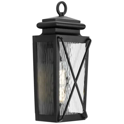 Progress Lighting Wakeford Collection One-light Clear Water Glass Small Outdoor Wall Lantern