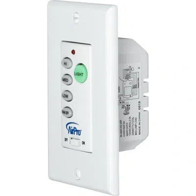 Progress Lighting Wall Control Universal Ceiling Fan Wall Control In White