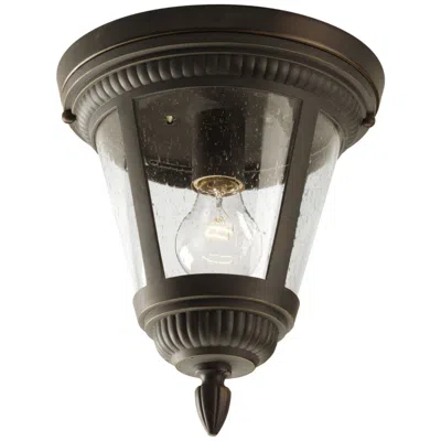 Progress Lighting Westport Collection One-light 9-1/8" Close-to-ceiling