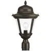 Progress Lighting Westport Collection One-light Medium Post Lantern In Brown