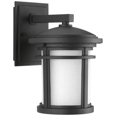 Progress Lighting Wish Collection One-light Small Led Wall Lantern In Black
