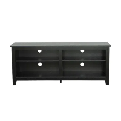 Progressive Furniture 58 Inch Console, Black In Gray
