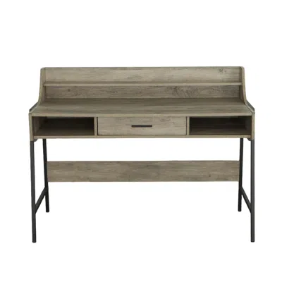 Progressive Furniture Accent Desk, Driftwood/metal In Green
