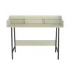 Progressive Furniture Accent Desk, Parchment/metal