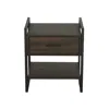 Progressive Furniture Accent Nightstand, Sable Brown/metal
