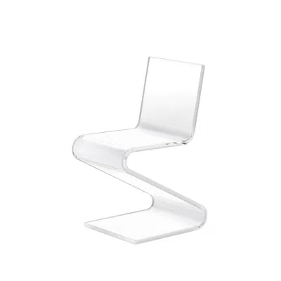 Progressive Furniture Acrylic Z Chair In Clear