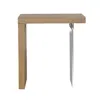 Progressive Furniture Chairside Table, Sandstone/acrylic