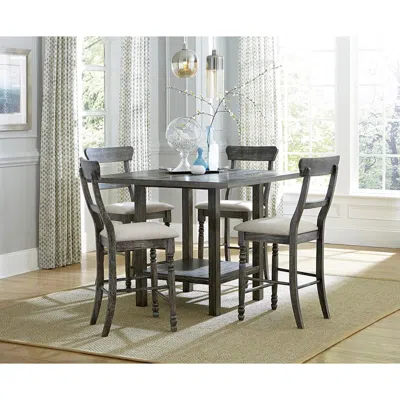 Progressive Furniture Counter Table In Brown