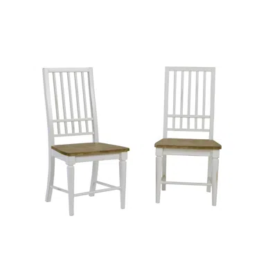 Progressive Furniture Dining Chair, Set Of 2 In White
