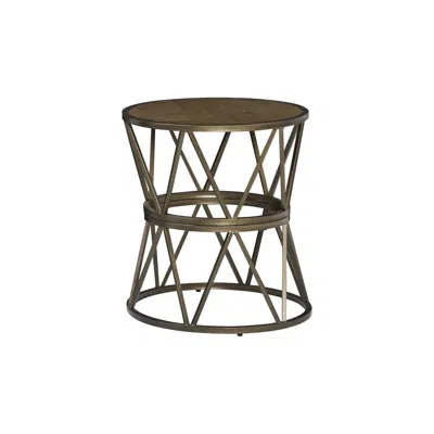 Progressive Furniture End Table In Burgundy