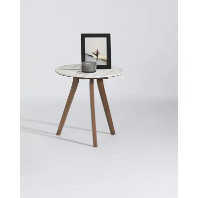 Progressive Furniture End Table, Domoni White/honey