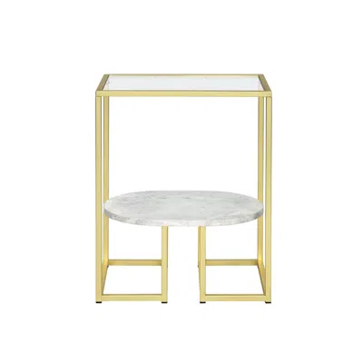 Progressive Furniture End Table, Gold
