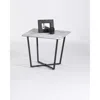Progressive Furniture End Table, Industrial Gray/black Metal