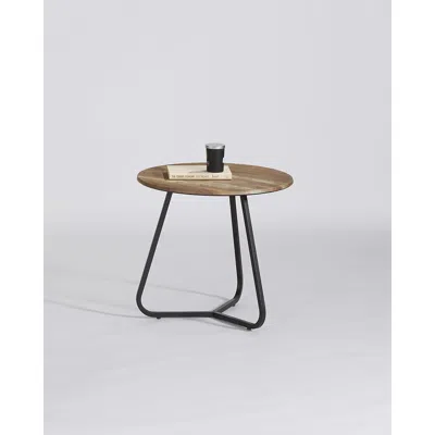 Progressive Furniture End Table, Yukon/black Metal In Brown