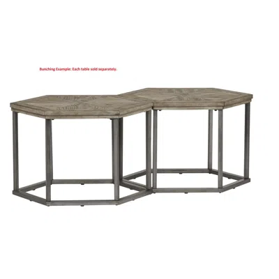 Progressive Furniture Hexagon Bunching Cocktail Table In Neutral