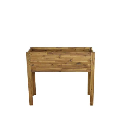 Progressive Furniture High Planter, Natural In Brown
