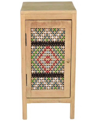 Progressive Furniture Nightstand With Door Cabinet In Brown
