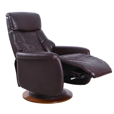 Progressive Furniture Relax-r Orleans Recliner In Espresso Air Leather