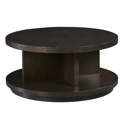 Progressive Furniture Round Cocktail Table In Brown