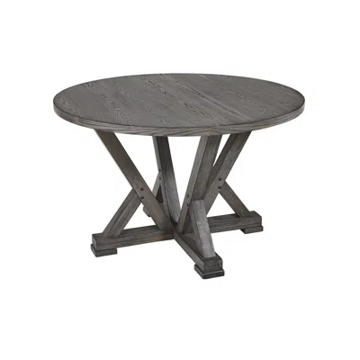 Progressive Furniture Round Dining Table In Gray