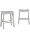 PROGRESSIVE FURNITURE PROGRESSIVE FURNITURE SET OF 2 COUNTER STOOLS