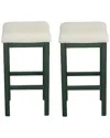 Progressive Furniture Set Of 2 Upholstered Counter Stools