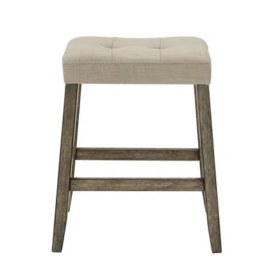 Progressive Furniture Upholstered Counter Stool, Set Of 2 In Neutral