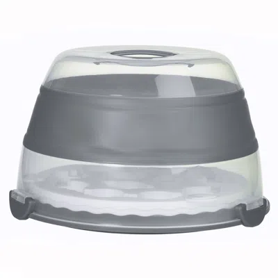 Progressive International Prepworks By Progressive Collapsible Cupcake Carrier, Gray