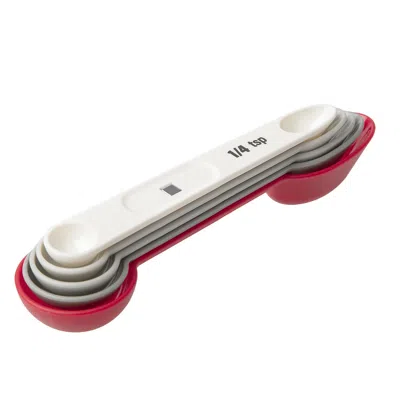 Progressive International Progressive 5 Pc Magnetic Measuring Spoons In White