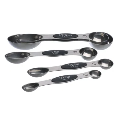 Progressive International Progressive Magnetic Measuring Spoons In Black