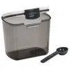 Progressive International Progressive Prepworks Coffee Prokeeper Storage Container With Scoop, Tinted Gray