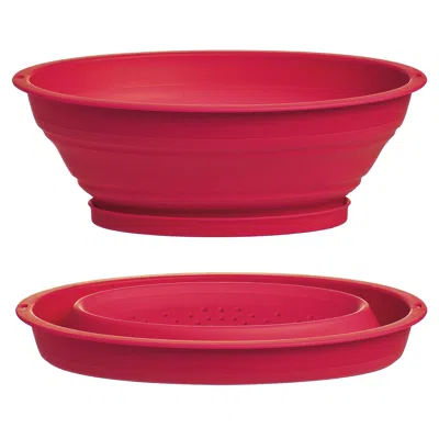 Progressive International Progressive Prepworks Collapsible Mini Colander, Assorted Colors In Multi