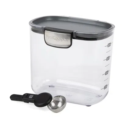 Progressive International Prokeeper+ Airtight Powdered Sugar Storage Container, Clear Plastic