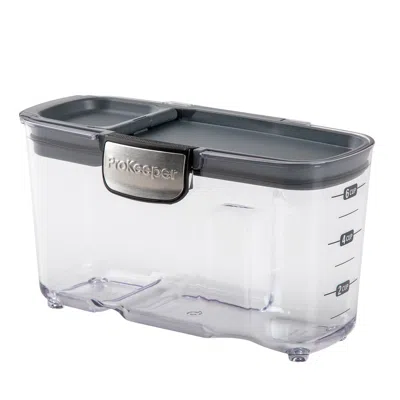 Progressive International Prokeeper+ Airtight Small Cereal Storage Container, Clear Plastic