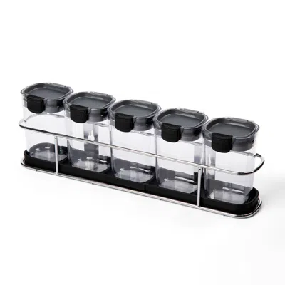 Progressive International Prokeeper+ Airtight Storage Container Set, 6-piece, Clear Plastic