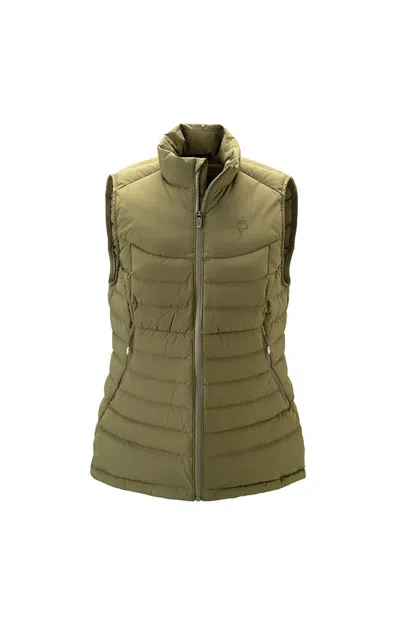Prois Women's  Callaid Super Down Explorer Vest In Green