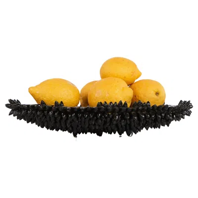 Pre-owned Project 213a Appuntito Ceramic Plate In Black