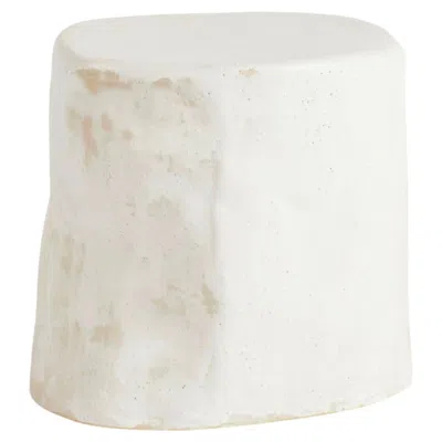 Pre-owned Project 213a Artisanal Ceramic Side Table In Gray